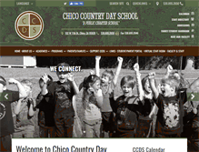 Tablet Screenshot of chicocountryday.org